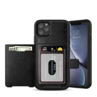 With Holder Card Slots Wallet Leather Texture TPU Magnetic Leather Cell Phone Case For IPhone 11 Pro Max